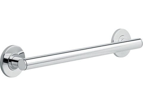 18 Inch Contemporary Grab Bar, Chrome
