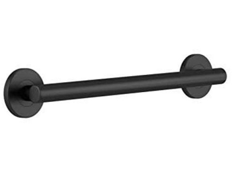 18 Inch Contemporary Grab Bar, Matte Black