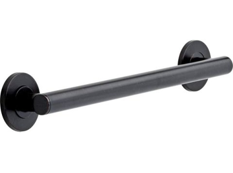 18 Inch Contemporary Grab Bar, Venetian Bronze