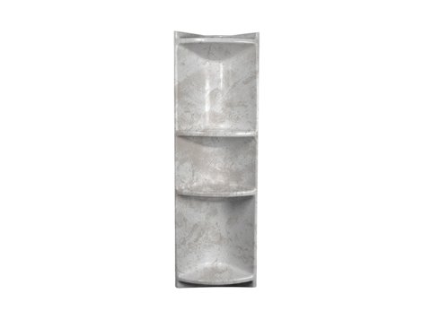 Four Shelf Corner Caddy Glacier Ice