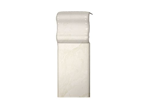 Wainscoting Seam Silver/White Marble