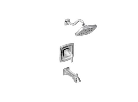 Moen Voss Single Handle Single Function Tub/Shower Faucet In Chrome (Trim Only)