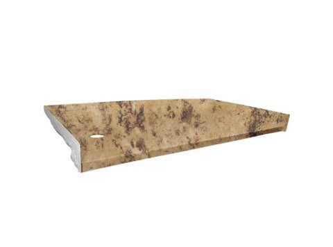 Low-Barrier 60 X 30 Shower Base, Left-Hand, Madeira Granite