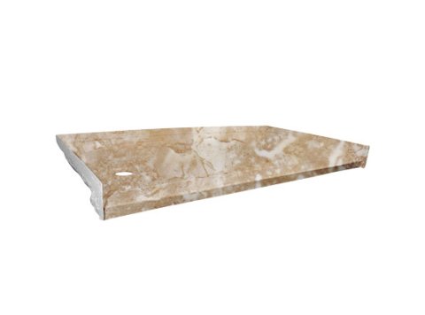 Low-Barrier 60 X 30 Shower Base, Left-Hand, Sandalwood