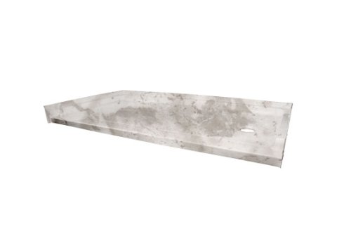 Low-Barrier 60 X 30 Shower Base, Right-Hand, Arctic Ice