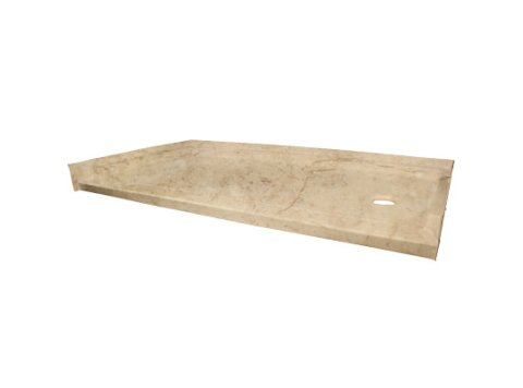 Low-Barrier 60 X 30 Shower Base, Right-Hand, Brecchia
