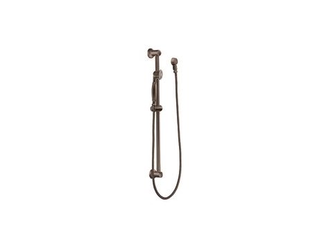 Moen 3869Ep Eco Performance One-Function Handshower, 2.0Gpm, Slide Bar & Elbow, Oil Rubbed Bronze