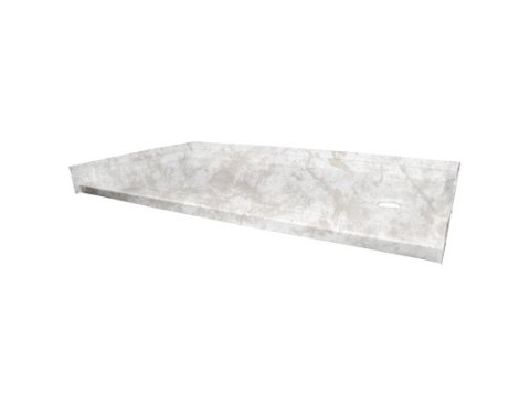 Low-Barrier 60 X 30 Shower Base, Right-Hand, Glacier Ice