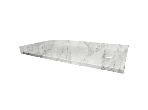 Low-Barrier 60 X 30 Shower Base, Right-Hand, Lightning