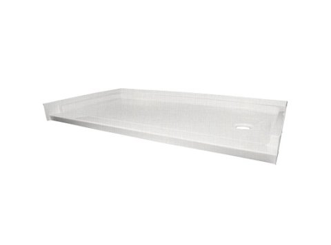 Low-Barrier 60 X 30 Shower Base, Right-Hand, Linen