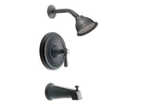 Moen Kingsley 2113 Tub/Shower Trim W/ 62390 M-Pack Posi-Temp Valve - Wrought Iron