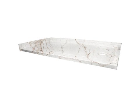 Low-Barrier 60 X 30 Shower Base, Right-Hand, Tuscany
