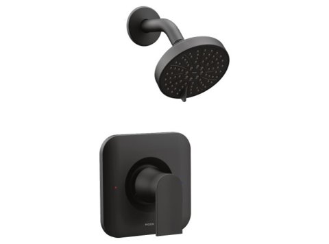 Moen 2472 Genta Posi-Temp Shower Trim and Valve, Matte Black