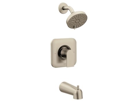 Moen 2473 Genta Posi-Temp Tub & Shower Trim, Brushed Nickel