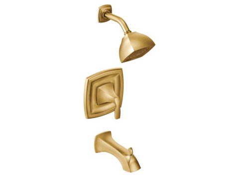 Moen Voss 2693 Tub & Shower Trim With 63170 Moentrol Valve, Brushed Gold