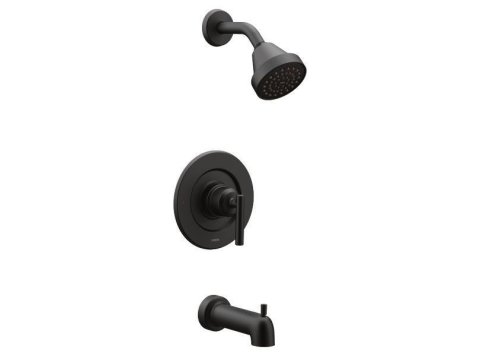 Moen Gibson Tub/Shower Trim 1.75 gpm Single Handle, Matte Black