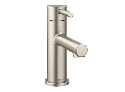 Moen 6190 Align Single Handle Lavatory Faucet W/ Pop-Up Drain, Brush Nickel