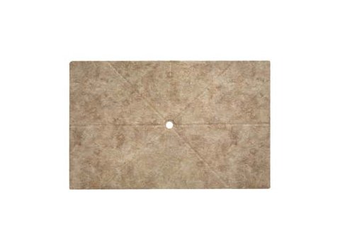 Flat Shower Floor With Drain Channels 60x94, Canyon Rock