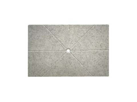 Flat Shower Floor With Drain Channels 60X94, Evo