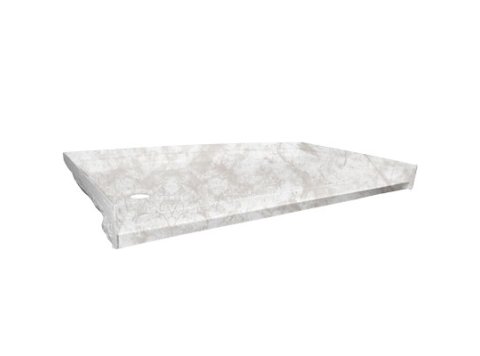 Low-Barrier 60 X 32 Shower Base, Left-Hand, Glacier Ice