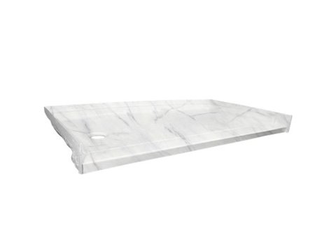 Low-Barrier 60 X 32 Shower Base, Left-Hand, Galena