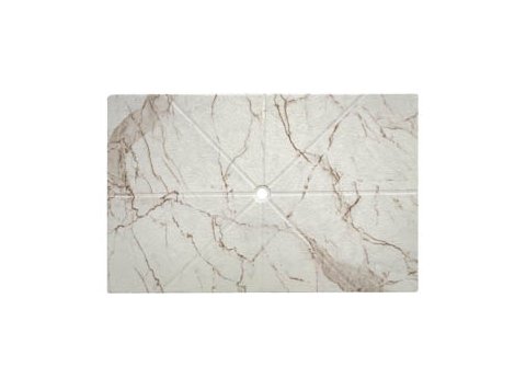 Flat Shower Floor With Drain Channels 60X94, Tuscany