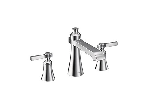 Moen Kingsley 920 Two-Handle High Arc Roman Tub Faucet W/4792 Valve, Chrome