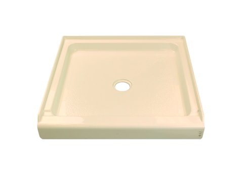 36x36x3.5 Center Drain, Almond