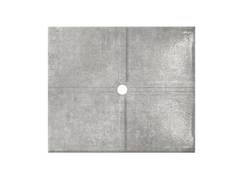 Flat Shower Floor 47X59 W/ Drain Channels, Metapeak
