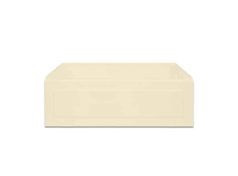 Linear Whirlpool Bathtub 60 x 36x 19, Right-Hand Drain, Biscuit