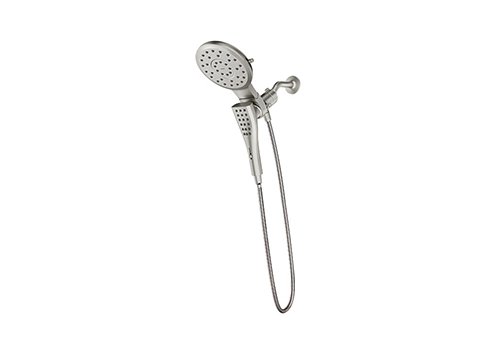 Verso 8 Function 7 Inch Eco-Performance Spray Head With Hand Shower, Brushed Nickel