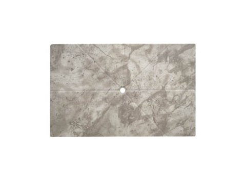 Flat Shower Floor With Drain Channels 60x94, Arctic Ice