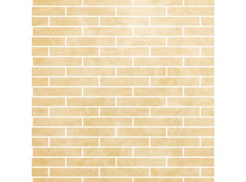 LE/3x15 Panorama Side Wall W/ 4 Special Bends White Travertine