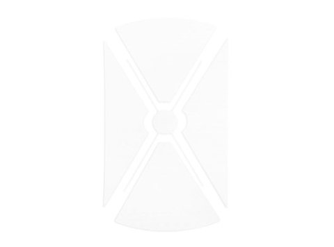Safety Soft Seating & Flooring Large Shower Base, 39 inch x 20 inch, Center Drain, Bright White