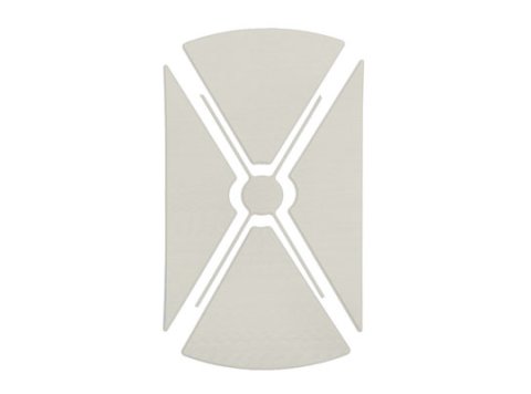 Safety Soft Seating & Flooring Large Shower Base, 39 inch x 20 inch, Center Drain, Gray