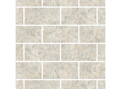 Imp/Roman Block 60X103 W/ 4 Special Bends San Michele Travertine