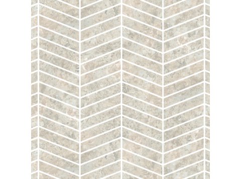 Imp/Chevron 65X98.5 W/ 3 Special Bends San Michele Travertine