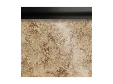 Shower Panel Replacement 24 X 68 1/4 In Clear Glass, Matte Black