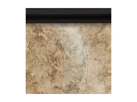 Shower Panel Replacement S Curve 30 X 60 1/4 inch Clear Glass, Oil Rubbed Bronze