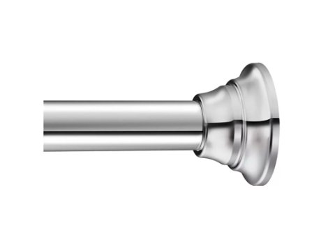 Moen 44-72 inch Adjustable Tension Shower Rod, Polished Chrome