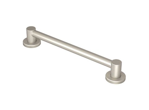 ALIGN 18 inch GRAB BAR, BRUSHED NICKEL, 1.25 inch BAR DIAMETER (Assembled Dimensions: 21.24 inch x 3.2 inch x 2.9 inch)