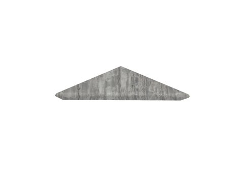 Single Tier Corner Shelf Quartz