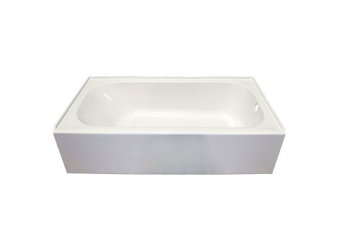 Acrylic Replacement Tub 60x32x15, LH Straight Skirt, Gray