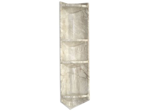 4-Shelf Corner Caddy Pompeii Marble