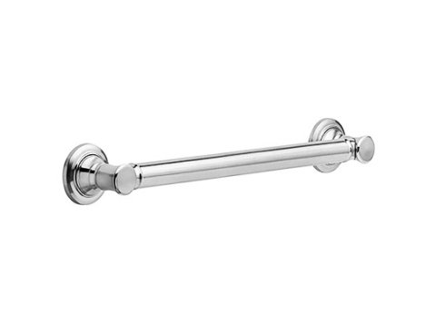 18 Inch Traditional Decorative ADA Grab Bar, Chrome