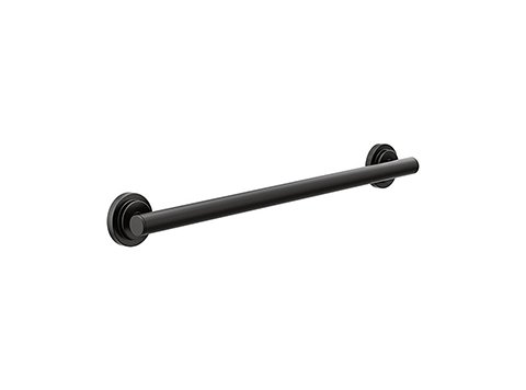 Moen Iso 24 Inch Grab Bar, Matte Black