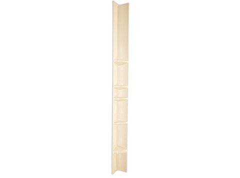 Tower Caddy, 4 Shelf w/Shaving Stand Almond