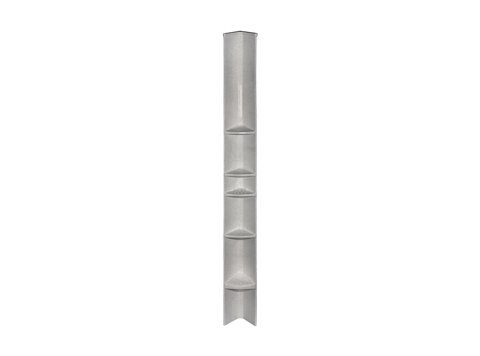 Tower Caddy, 4 Shelf w/Shaving Stand Classic Concrete