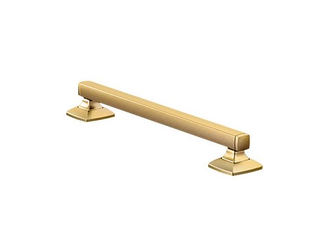 Voss 12 inch Grab Bar Brushed Gold