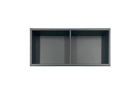Liquid Accents 12 x 24 Inch Niche, Matte Black